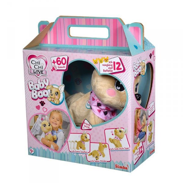 PROMO Chi Chi Love Piesek interaktywny Baby Boo 30cm Simba