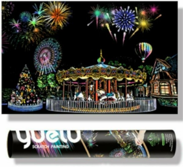 PROMO Zdrapywanka tuba Park wydrapywanka 75x52cm 1006228 NORIMPEX