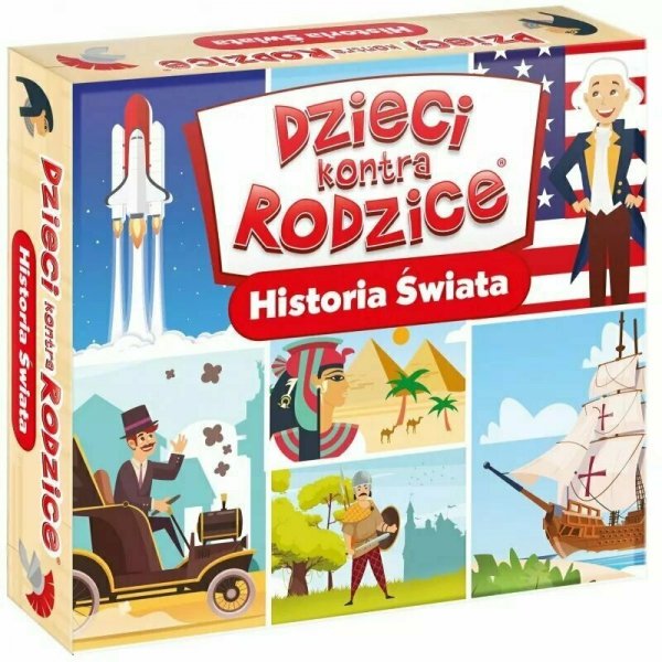 PROMO Dzieci kontra Rodzice. Historia Świata gra rodzinna KANGUR