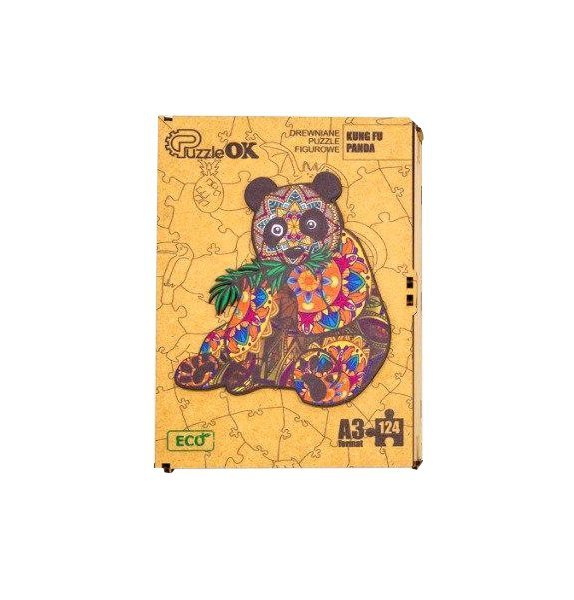 PROMO Puzzle drewniane Kung Fu Panda PuzA3-01211