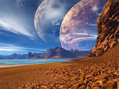 Diamentowa mozaika Wschód planet 60808