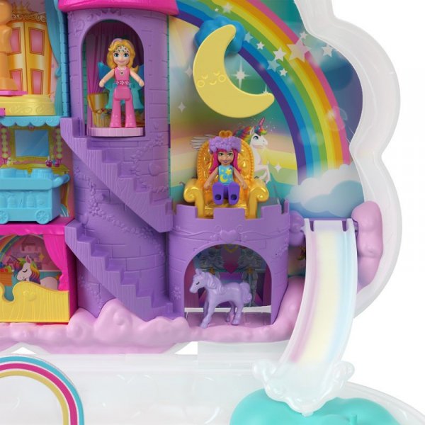 Polly Pocket Jednorożec Salon piękności Zestaw do zabawy HKV51 MATTEL