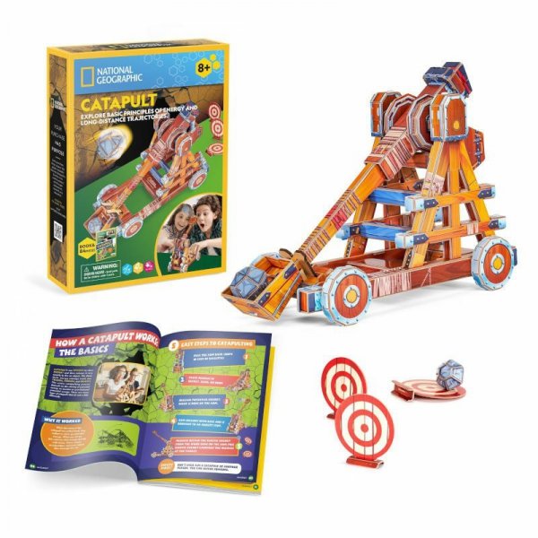 Puzzle 3D National Geographic Katapulta DS1086H Cubic Fun