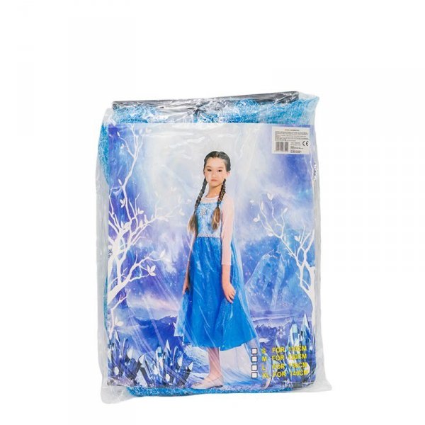 Strój Księżniczki zimowej rozmiar S 110cm + akcesoria 1006750