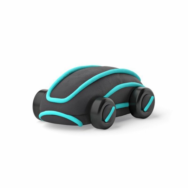 Hey Clay Masa plastyczna Cyber Auto niebieskie 20903