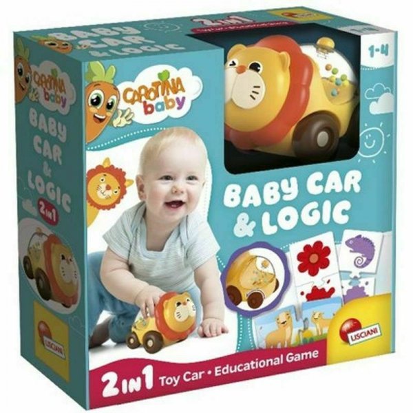 PROMO Carotina baby Lew Samochodzik i gra logiczna 102266 LISCIANI