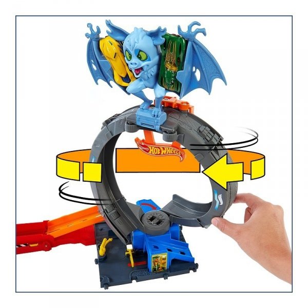 Hot Wheels City Pętla nietoperza HTN78 MATTEL