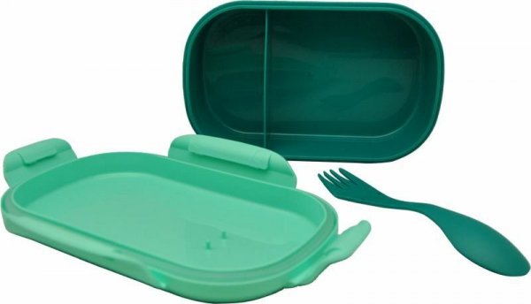 Śniadaniówka + sztućce 21x14x6cm Animals KL11345 Kids Euroswan