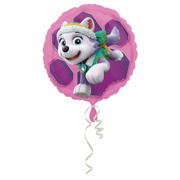 Balon foliowy standard Paw Patrol Sky&Everest okrągły 43cm S60, opakowanie 3408801