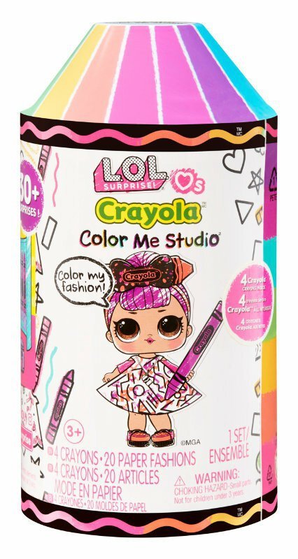 PROMO LOL Surprise Loves Crayola Laleczka do malowania p8 505273 cena za 1 szt