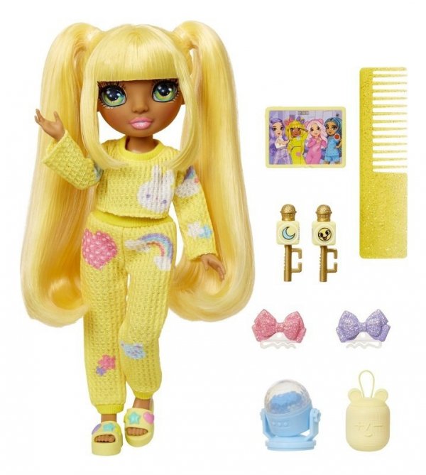 PROMO MGA Junior High PJ Party Fashion Lalka Sunny (Yellow) 503682
