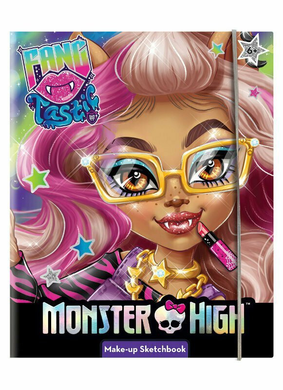 Książka Szkicownik Monster High Fangtastic Make-up 12952 LISCIANI