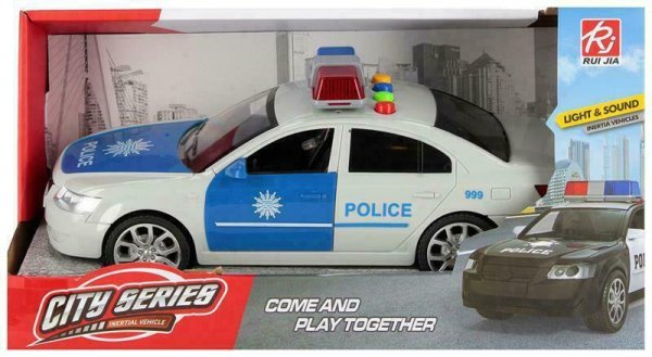Auto Policja (światło + dźwięk) Mega Creative 542981