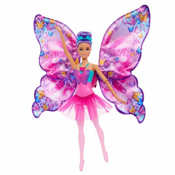 PROMO Barbie Motylkowa baletnica Lalka 2w1 HXJ10 MATTEL