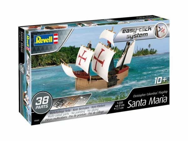 PROMO Revell 05660 Żaglowiec Santa Maria 1:350 Easy-Click model