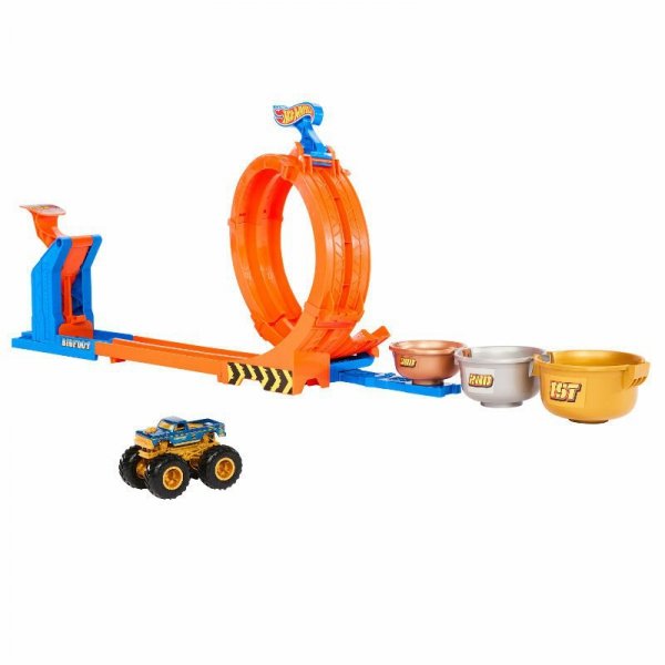 Hot Wheels Monster Trucks Tor pętla i obrót Bigfoot 50 rocznica JBX64 MATTEL