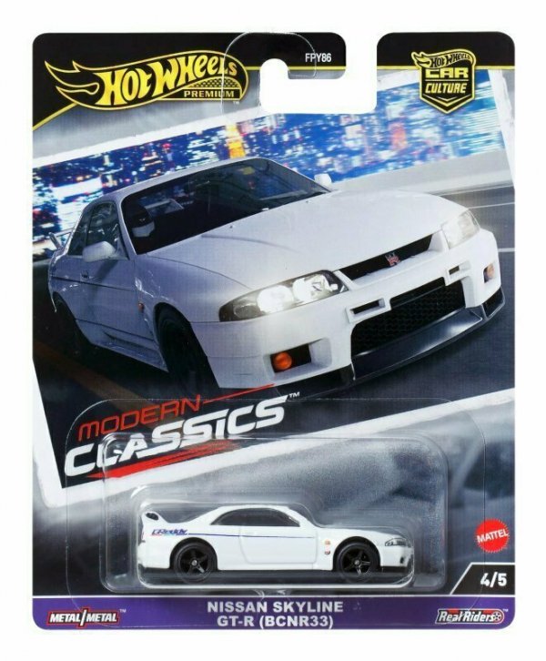 Hot Wheels Auto Nissan Skyline GT-R BCNR33 HRV99 MATTEL p10