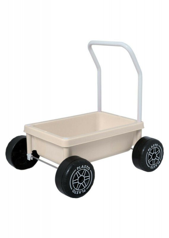 PLASTO Chodzik Wózek z cichymi kołami Od 10 mc Kolor soft neutrals PLA1068 PLA1068