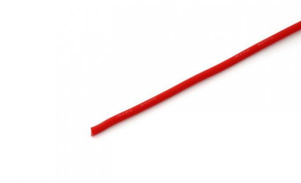 Przewód silikonowy 1,7 mm2 (15AWG) (czerwony) 1m - MSP