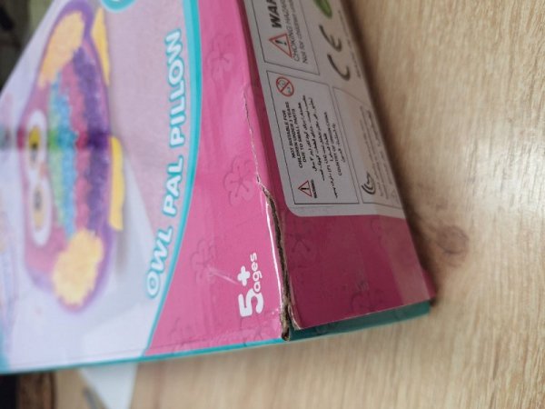 Zestaw Kreatywny Wyszywanka  Poduszka Pluszowa Maskotka Do Szycia DIY SOWA Przecena 2