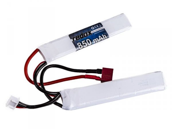 Pakiet Akumulator ASG Redox LiPo 850 mAh 11,1V 20C 2+1 Rozdzielony - Redox