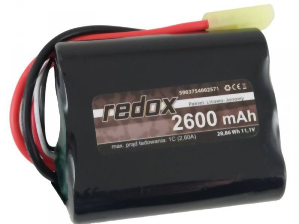 Redox ASG 2600 mAh 11,1V MINI TAMIYA (scalony) - pakiet Li-Ion - Redox
