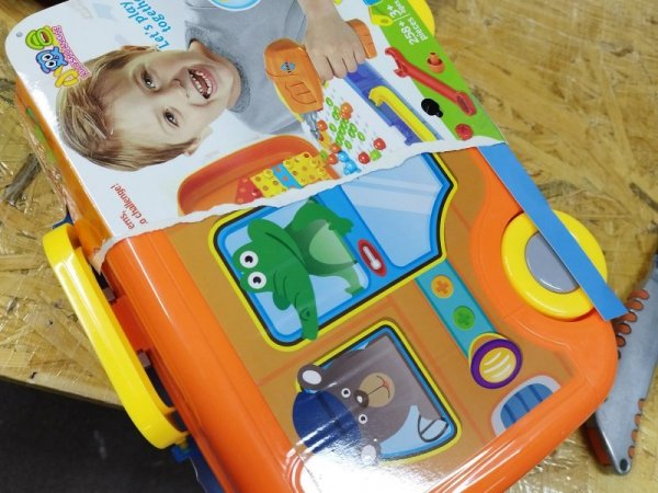 Kreatywna Mozaika W Walizce 258 el. Układanka 3D, Klocki, Wkrętarka Zestaw Konstrukcyjny Przecena 1