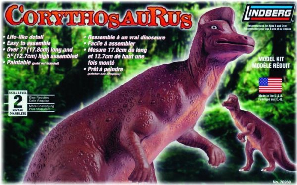 Model Plastikowy Do Sklejania Lindberg (USA) Dinozaur Hadrosaurus/Corythosaurus - Lindberg