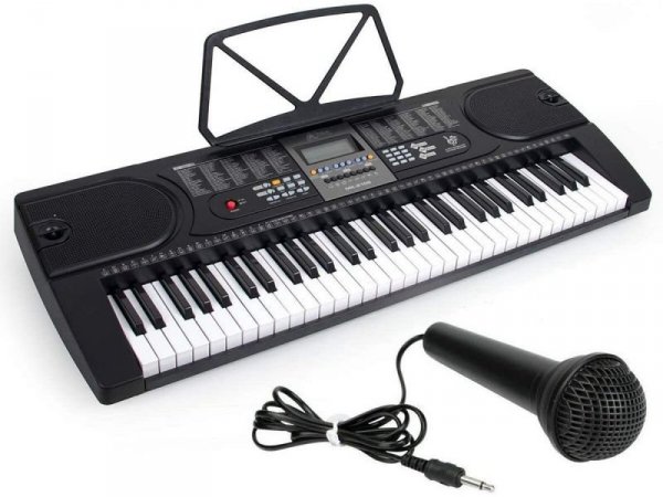 Keyboard Organy 61 Klawiszy Zasilacz Mikrofon MK-2106 Przecena 7 - Meike