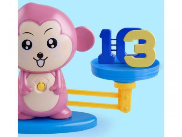 Gra Nauka Liczenia - Równoważnia Waga Szalkowa Małpka - Monkey Balance