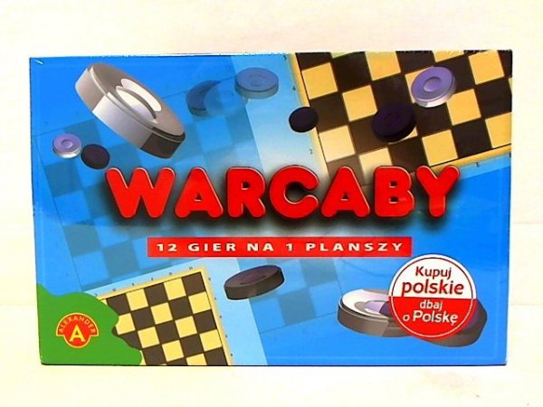 ALEXANDER Warcaby 12 gier na 1 planszy 13788