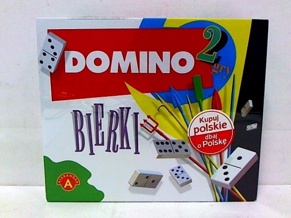 ALEXANDER 2 gry Domino + Bierki 13832