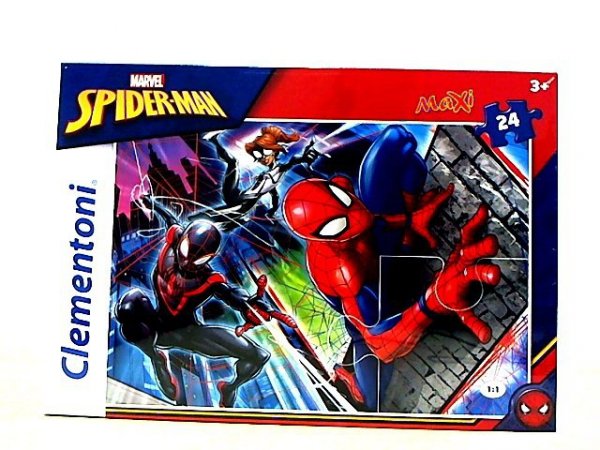 CLEMENTONI CLE puzzle 24 maxi SuperKolor Spiderman 24497