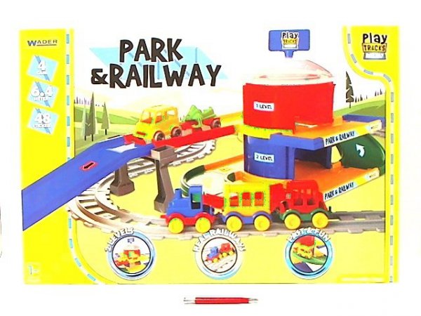 WADER WADER Play Tracks Railway stacja kolej.51520