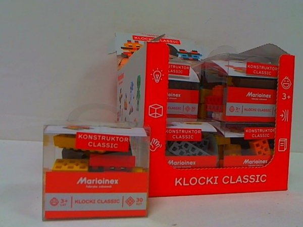 MARIOINEX Klocki classic 30szt 03056