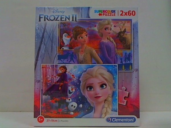 CLEMENTONI CLE puzzle 2x60 SuperKolor Frozen2 21609