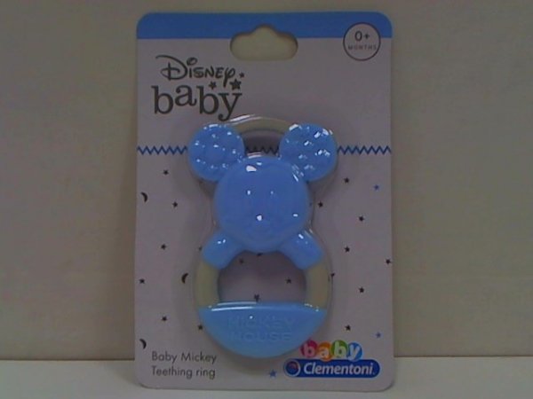 CLEMENTONI - ZABAWKI CLE BABY DISNEY Mickey gryzaczek niebies.17343