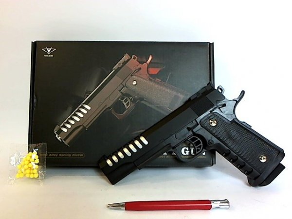 CABOTOYS Pistolet na kulki metalowy V30 81329