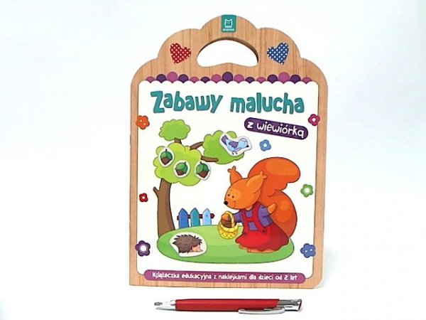 AKSJOMAT Książeczka ed.z nakl.Zab.malucha z wiewiórką 65726