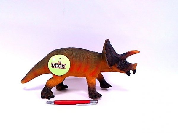 MZ-IMPORT Dinozaur miękki Triceratops z dźw K1509 02098