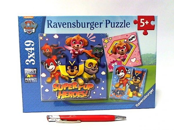 RAVENSBURGER RAV puzzle 3x49 Psi Patrol Super Hero 08036