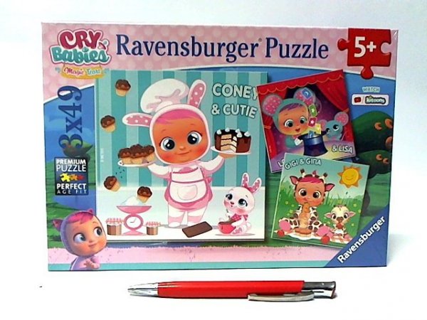 RAVENSBURGER RAV puzzle 3x49 Cry Babies 05104