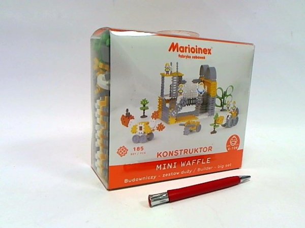 MARIOINEX Klocki wafle mini Budowniczy duży 03865