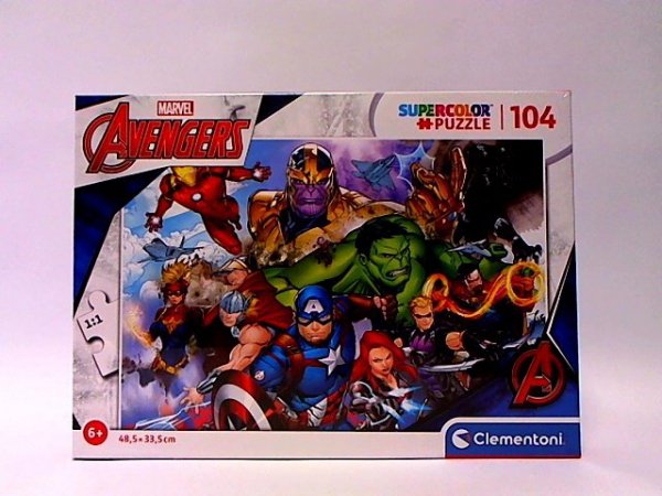CLEMENTONI - PUZZLE CLE puzzle 104 SuperKolor Avengers 25718