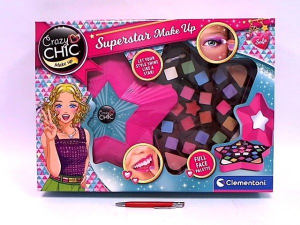 CLEMENTONI - ZABAWKI CLE Crazy Chic Super Star Make-Up 17650