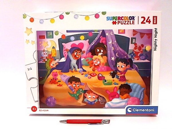 CLEMENTONI CLE puzzle 24 maxi SuperKolor NightyNigh 24213