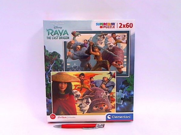 CLEMENTONI - PUZZLE CLE puzzle 2x60 SuperKolor Raya_TheLDrag.21616