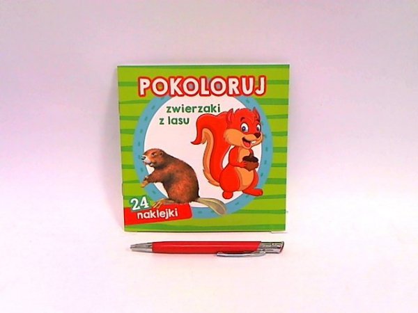 SKRZAT-WYDAWNICTWO Pokoloruj zwierzaki z lasu 59031 
