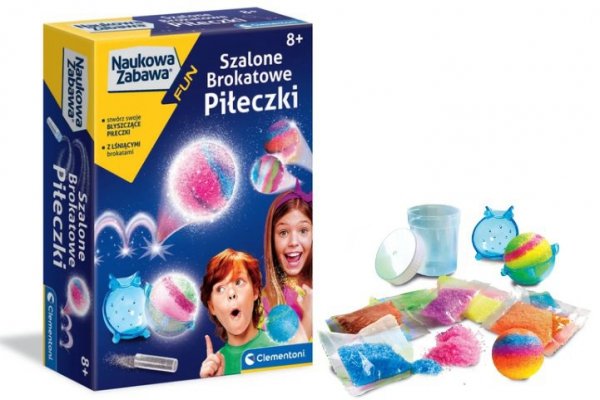 CLEMENTONI - ZABAWKI CLE Naukowa zabawa Szalone brok.piłeczki 50702