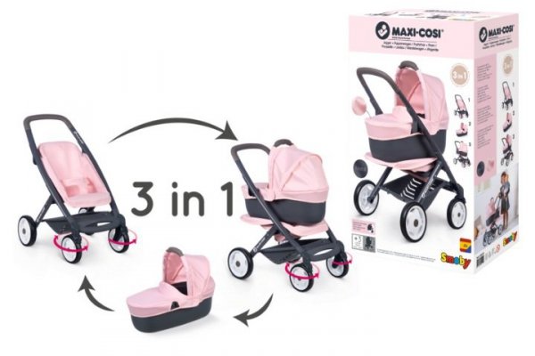 SMOBY SMOBY Maxi Cosi wózek głęboki 3w1 253117